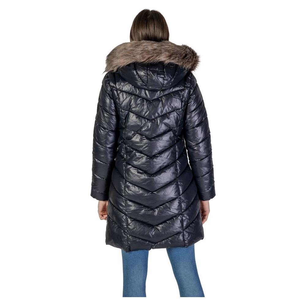 Only Black Polyamide Jackets & Coat Only Dark Slate Gray