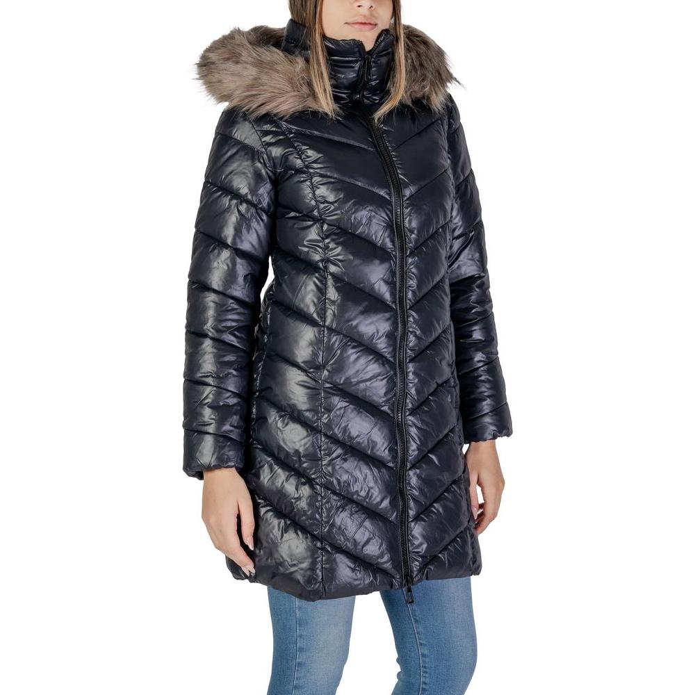 Only Black Polyamide Jackets & Coat Only Dark Slate Gray