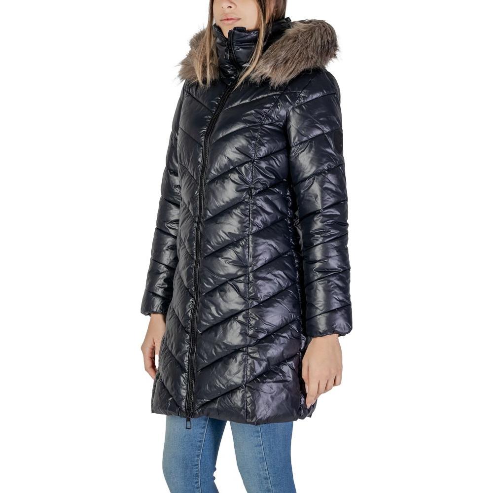 Only Black Polyamide Jackets & Coat Only Dark Slate Gray