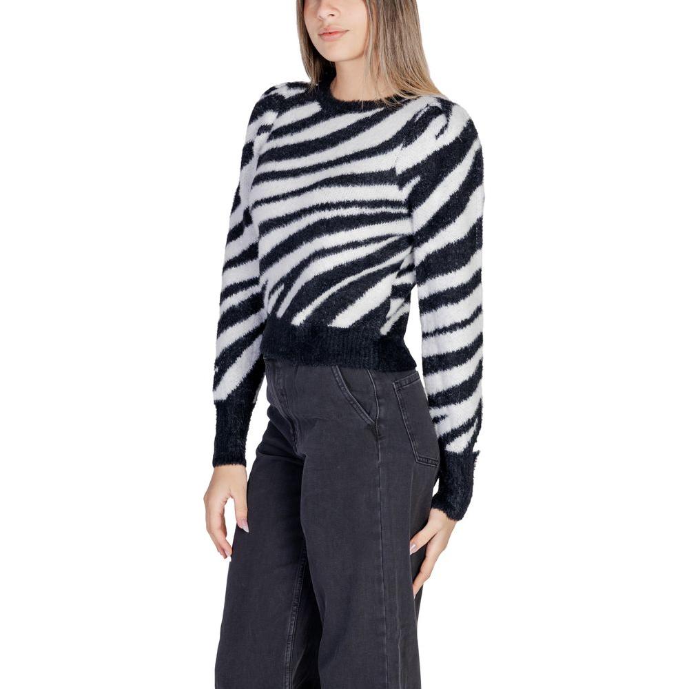 Only Black Nylon Sweater Only Gray