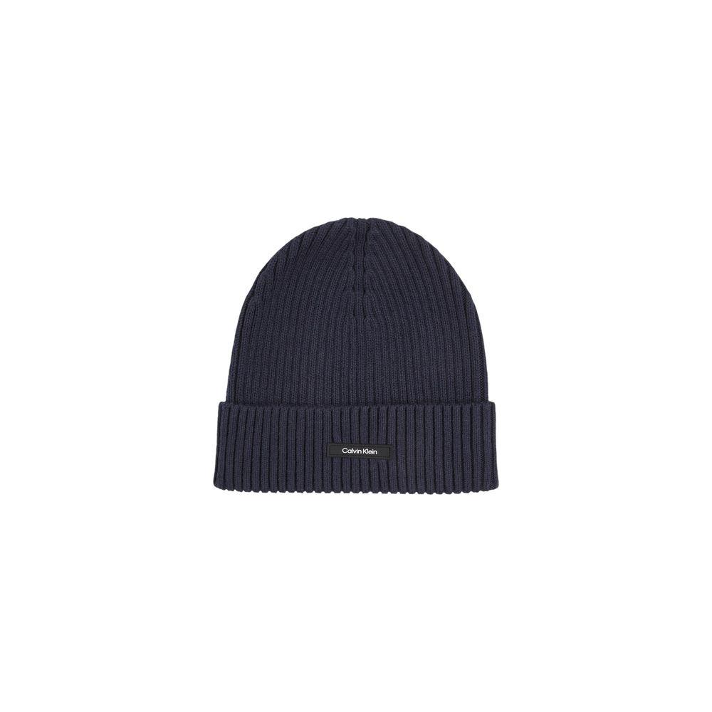 Calvin Klein Blue Organic Cotton Hats & Cap Calvin Klein Dark Slate Gray