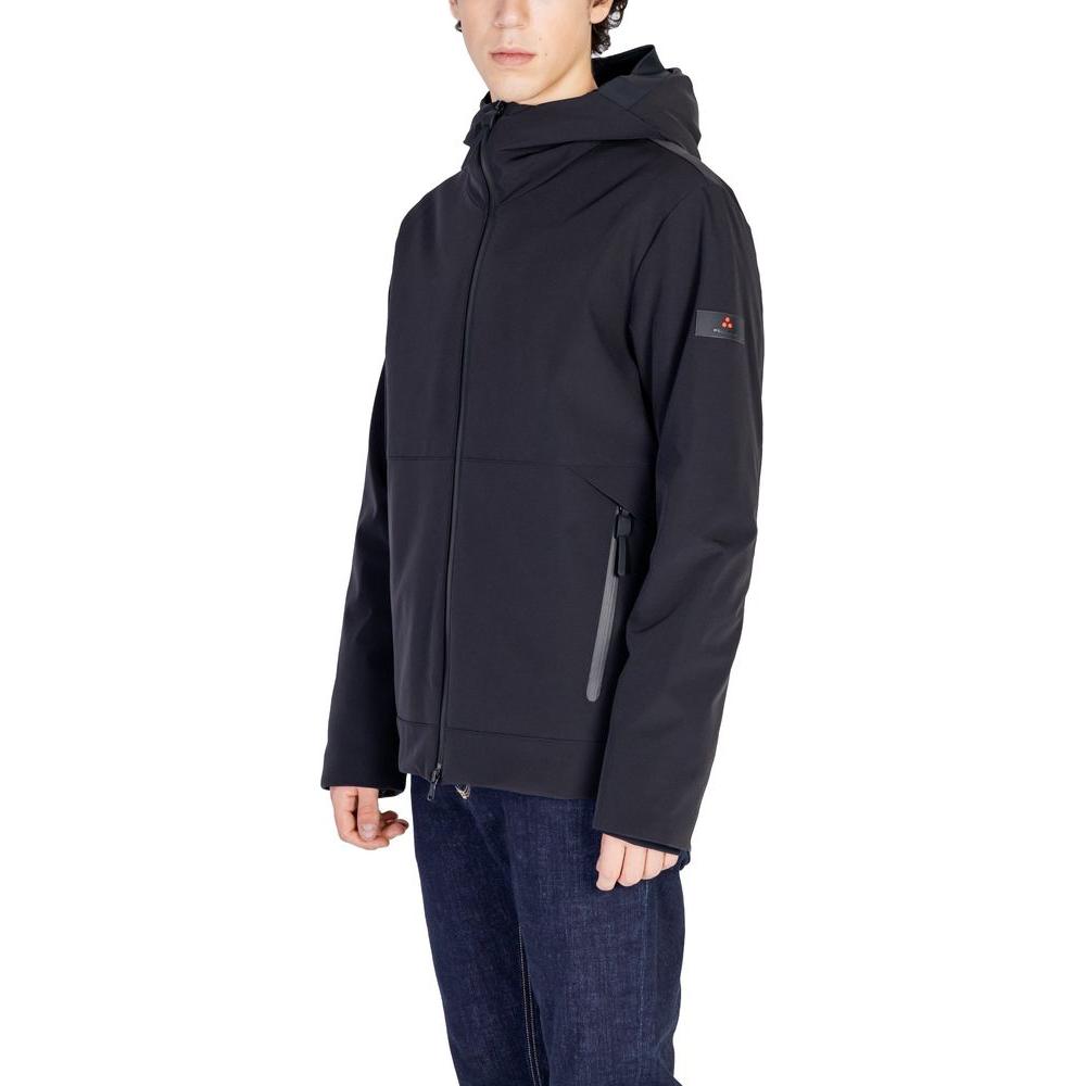 Peuterey Black Polyamide Jacket Peuterey Dark Slate Gray