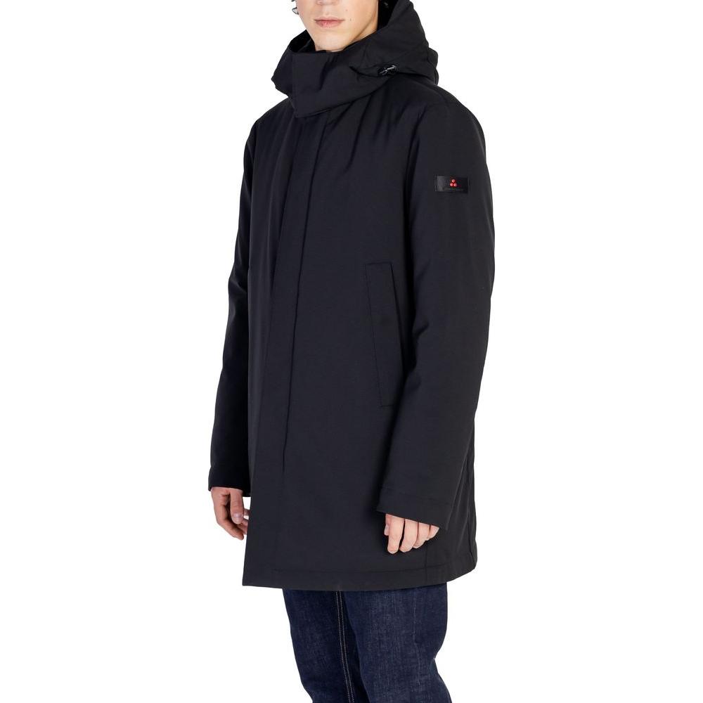 Peuterey Black Polyester Jacket Peuterey Dark Slate Gray
