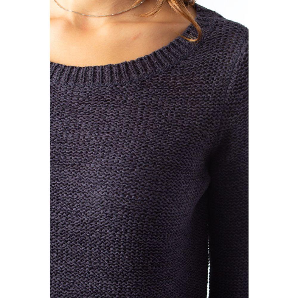 Only Blue Acrylic Sweater Only Dark Slate Gray
