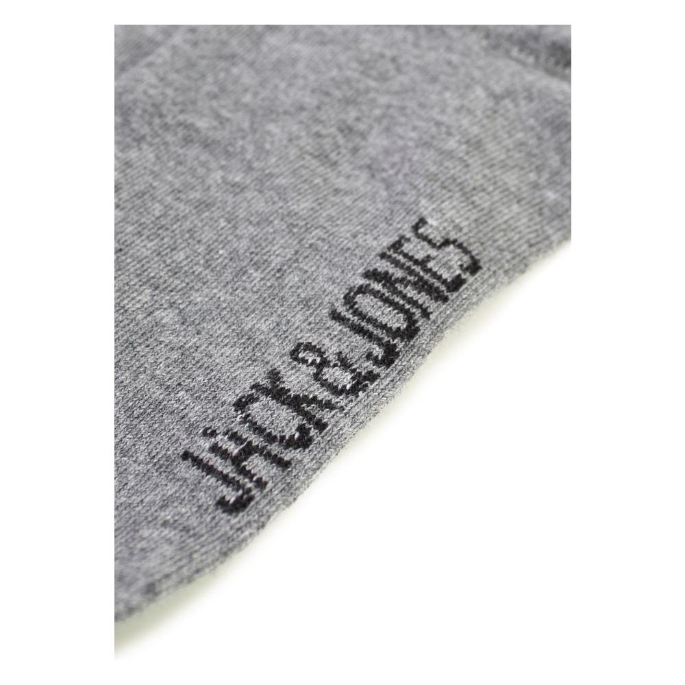 Jack Jones Gray Cotton Sock Jack Jones Dark Gray