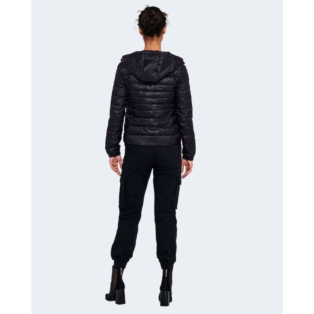 Only Black Nylon Jackets & Coat Only Black