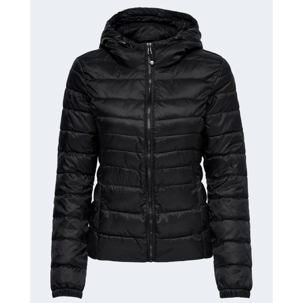 Only Black Nylon Jackets & Coat Only Black