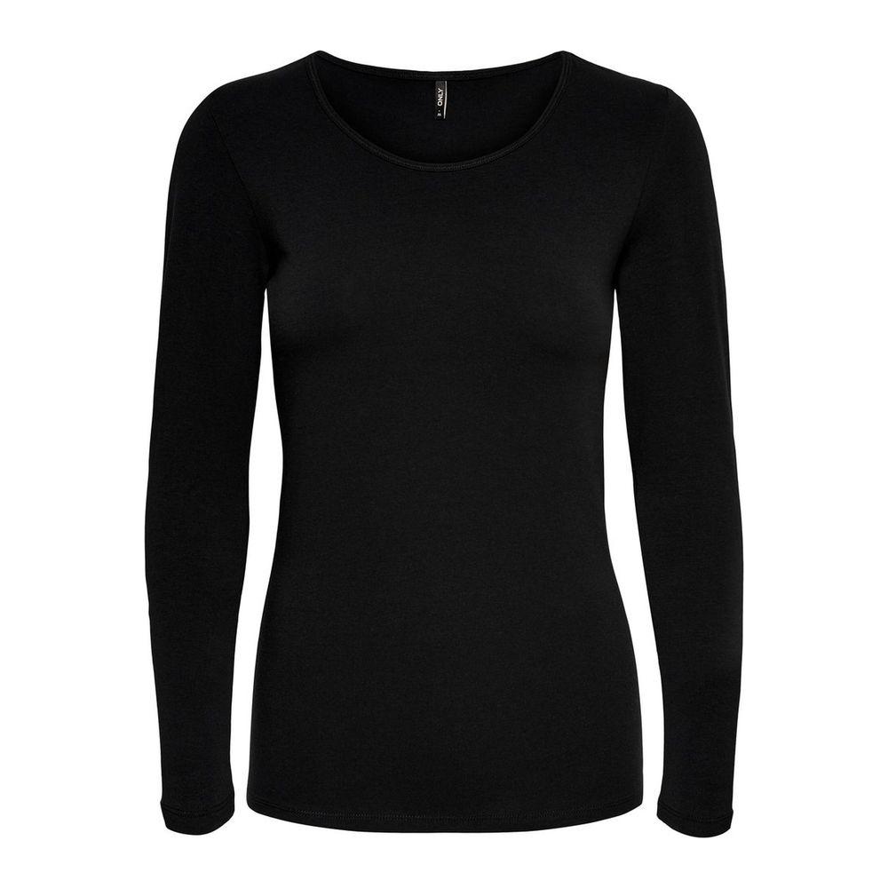 Only Black Cotton Tops & T-Shirt Only Black