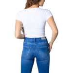 Only White Cotton T-Shirt ON-4051300008-IT44|L