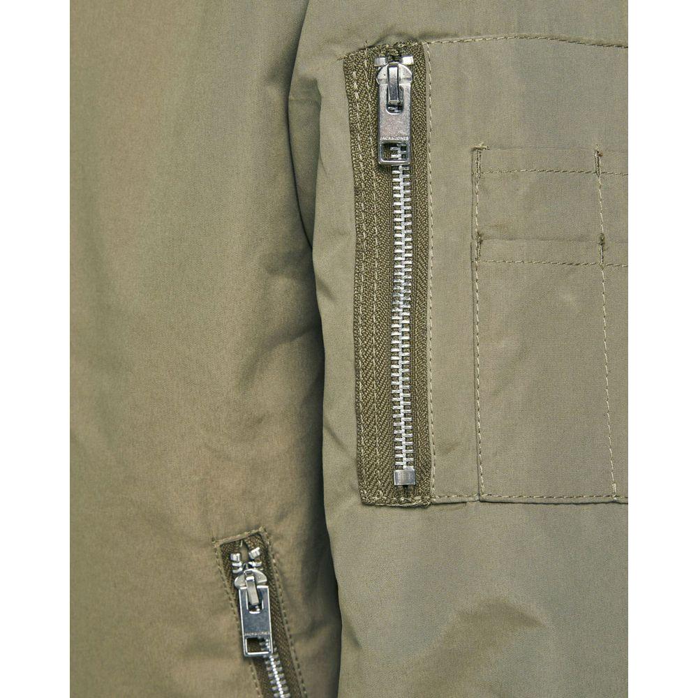 Jack Jones Green Polyester Jacket Jack Jones Dim Gray