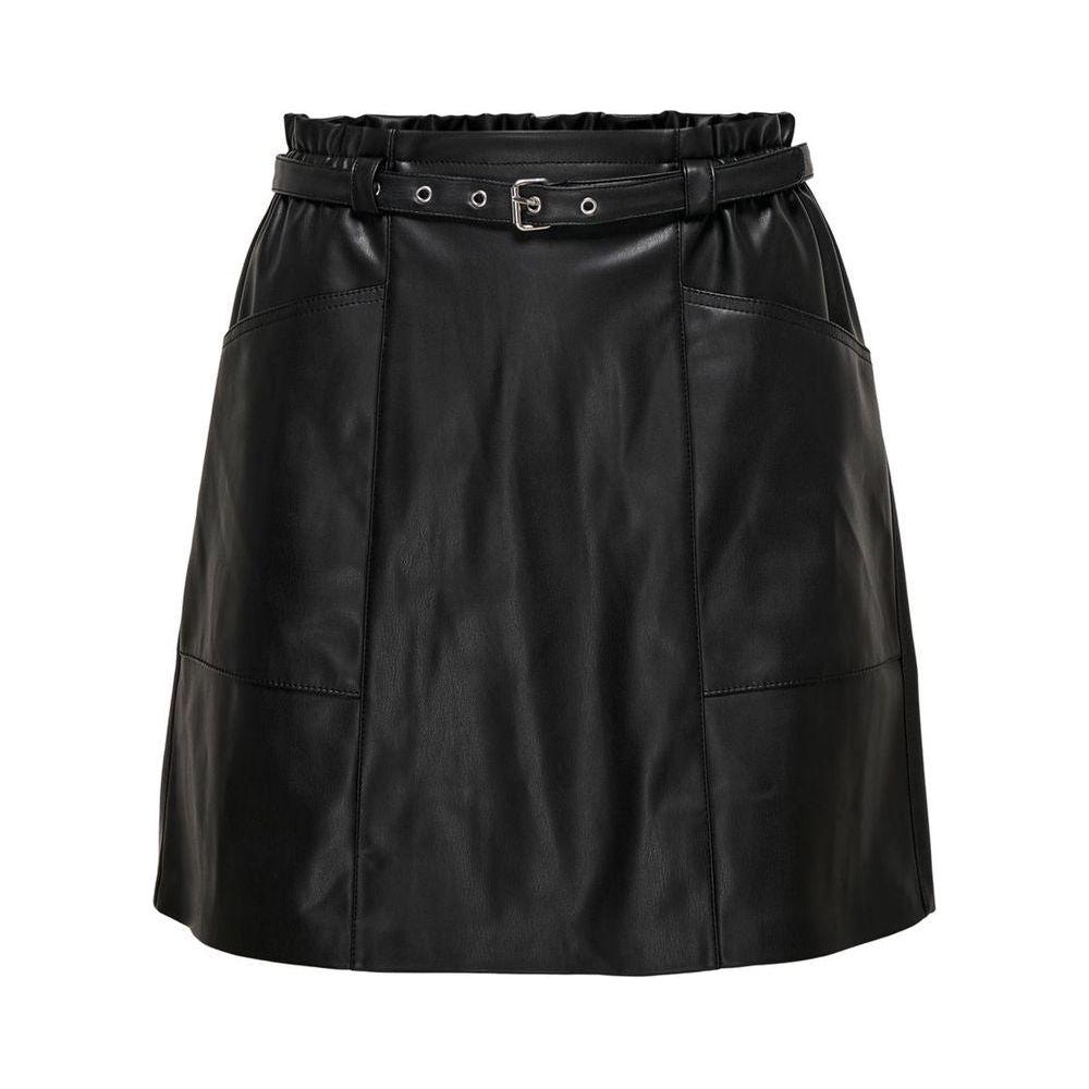 Only Black Polyester Skirt Only Dark Slate Gray