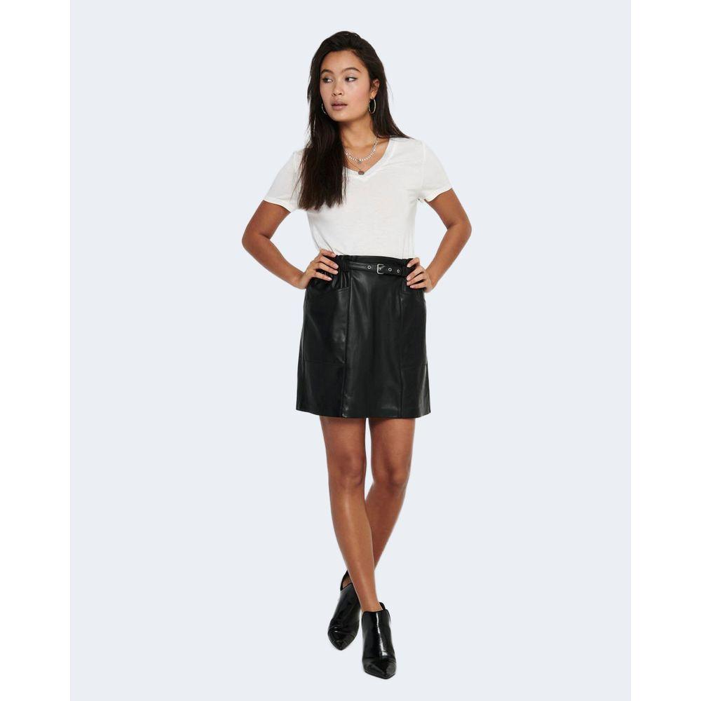 Only Black Polyester Skirt Only Lavender