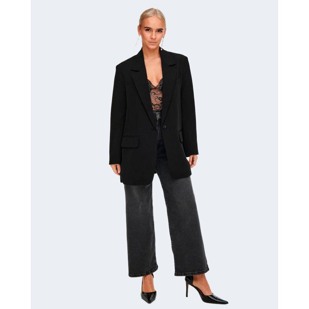 Only Black Polyester Suits & Blazer Only Black
