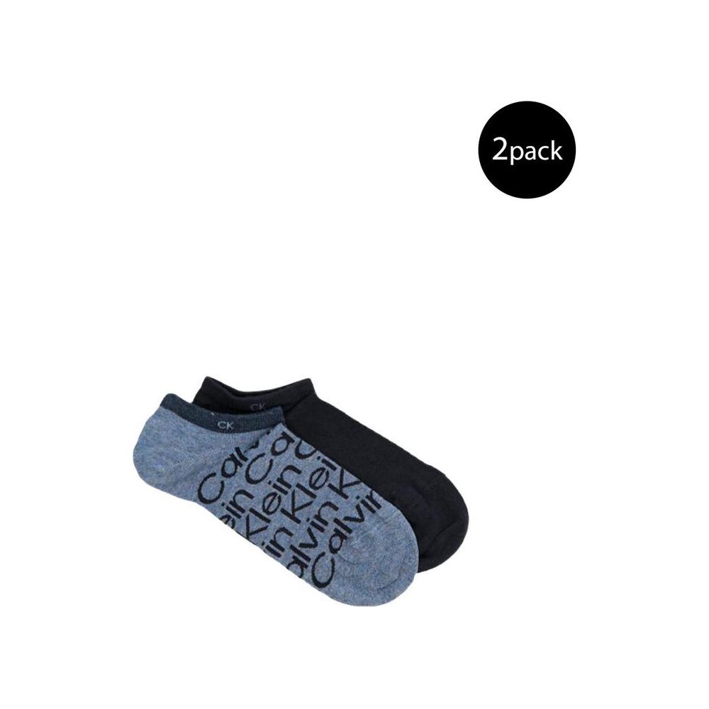 Calvin Klein Blue Cotton Sock Calvin Klein Dark Slate Gray