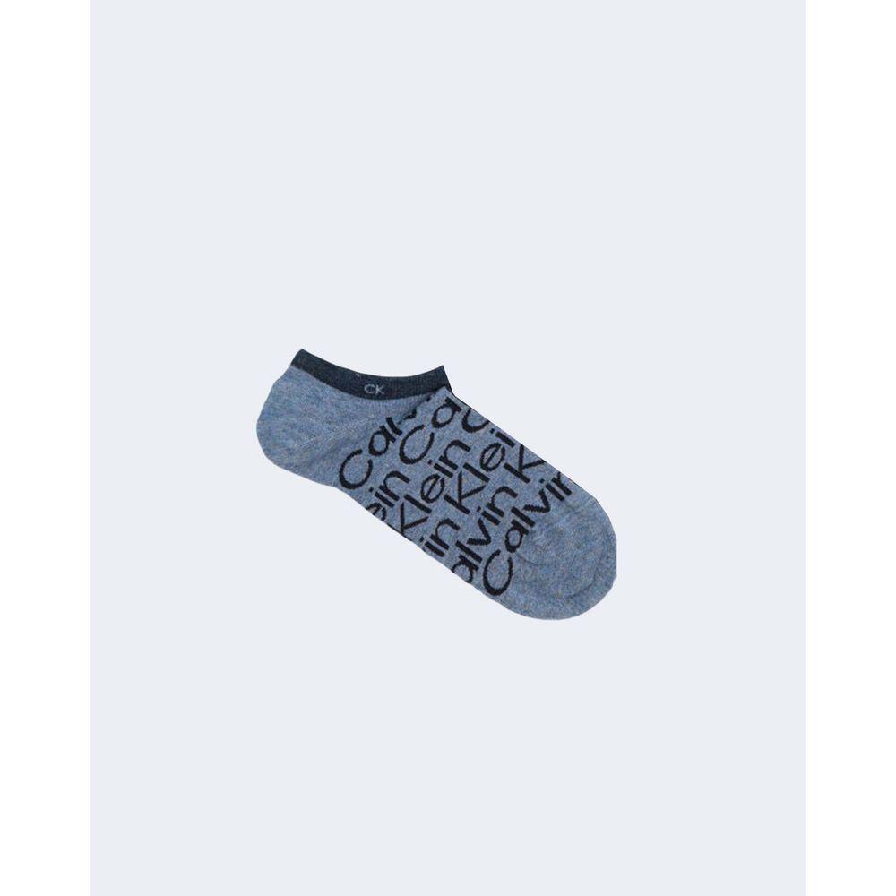 Calvin Klein Blue Cotton Sock Calvin Klein Lavender
