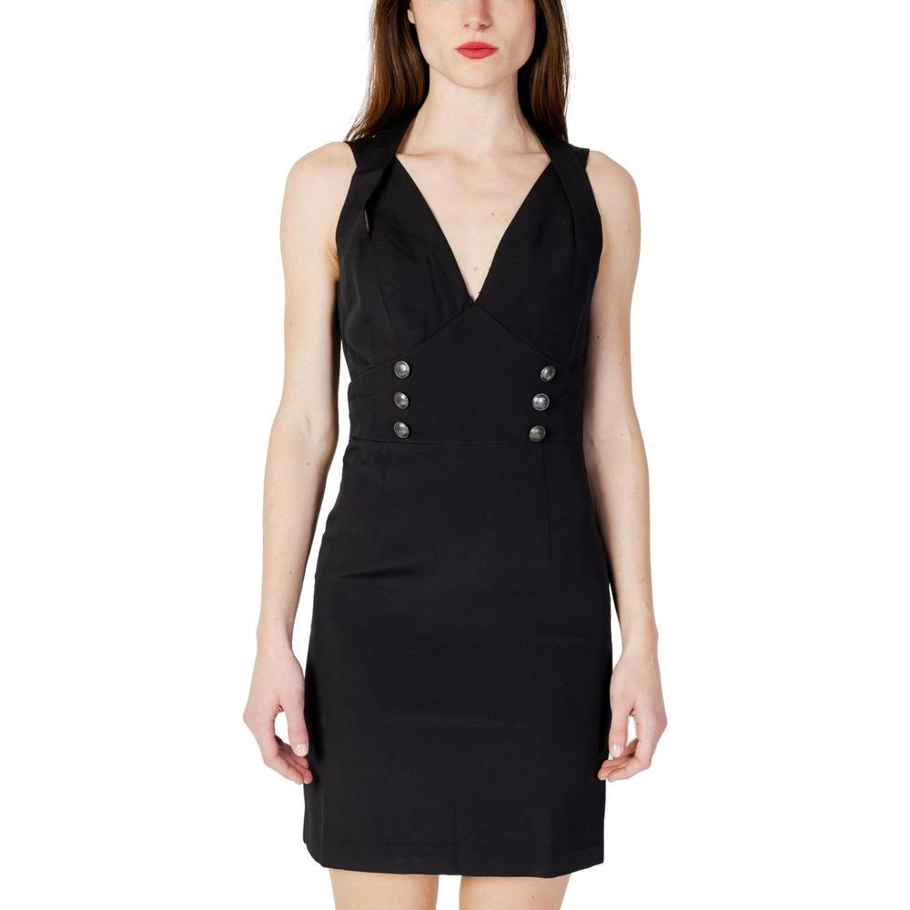 Guess Black Polyester Dress Guess Black