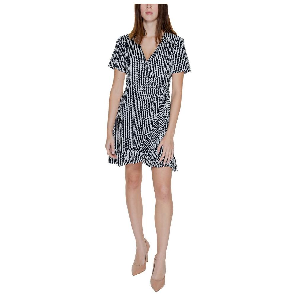 Only Black Viscose Dress Only Rosy Brown