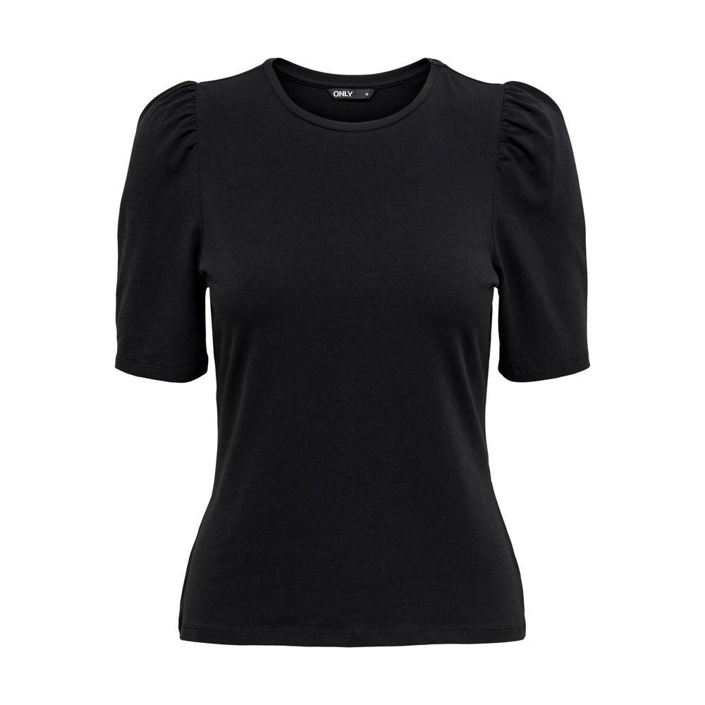 Only Black Cotton Tops & T-Shirt Only Black