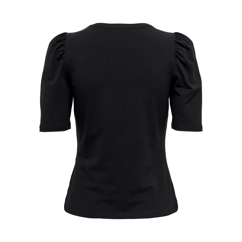 Only Black Cotton Tops & T-Shirt Only Black