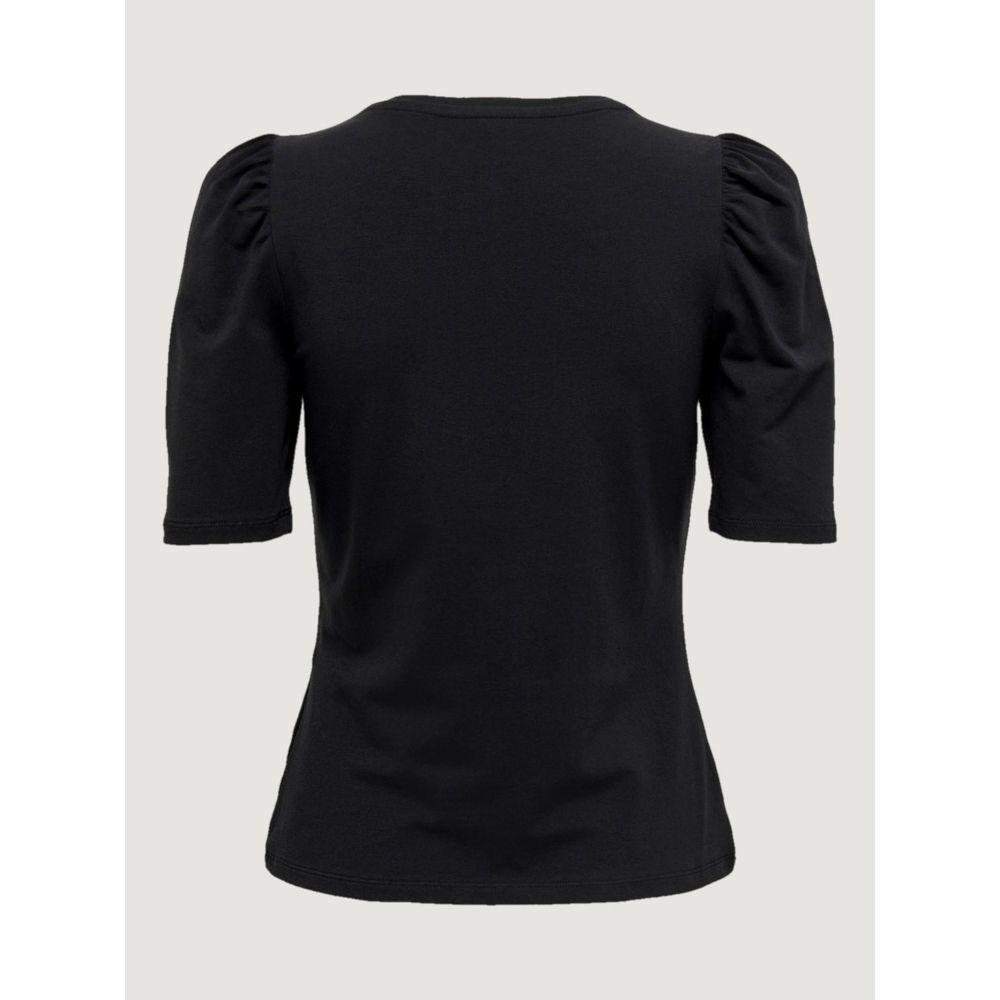 Only Black Cotton Tops & T-Shirt Only Black