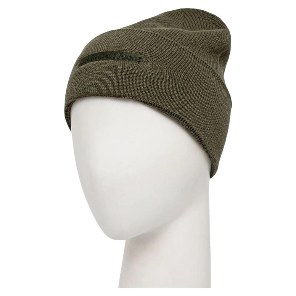 Calvin Klein Jeans Green Cotton Hats & Cap Calvin Klein Jeans Light Gray