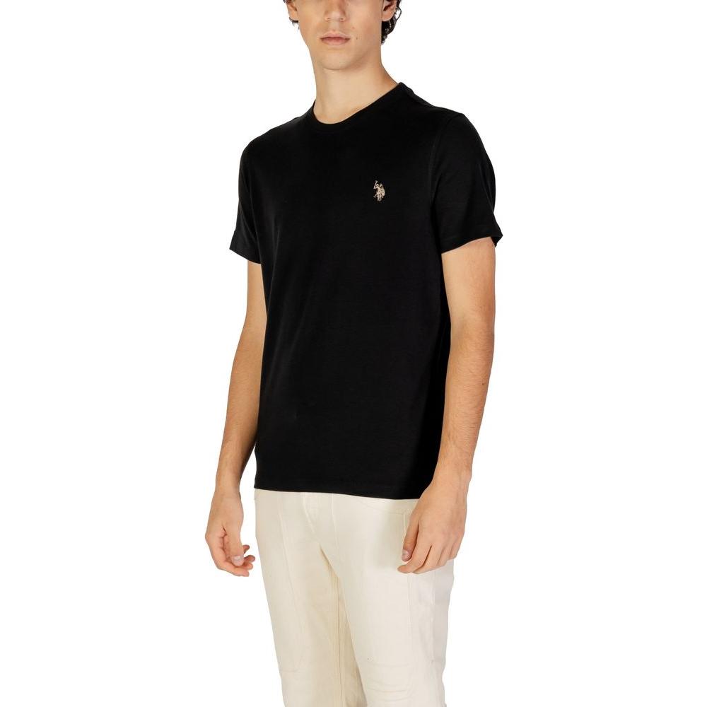 U.S. POLO ASSN. Black Cotton T-Shirt U.S. POLO ASSN. Tan