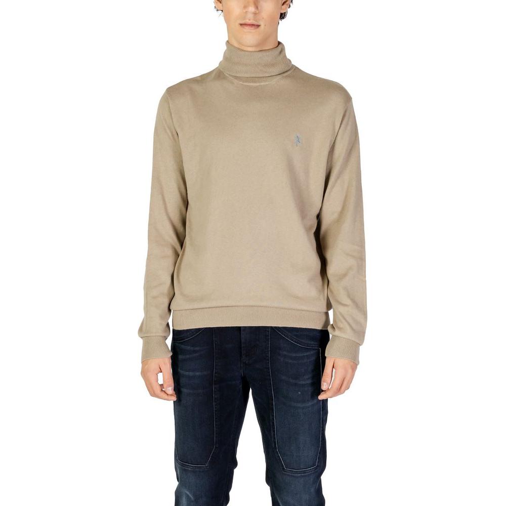 U.S. POLO ASSN. Beige Cotton Sweater U.S. POLO ASSN. Tan