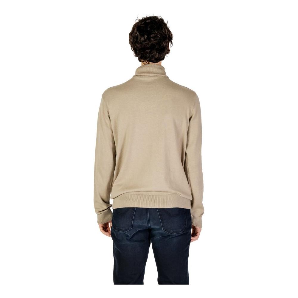 U.S. POLO ASSN. Beige Cotton Sweater U.S. POLO ASSN. Tan