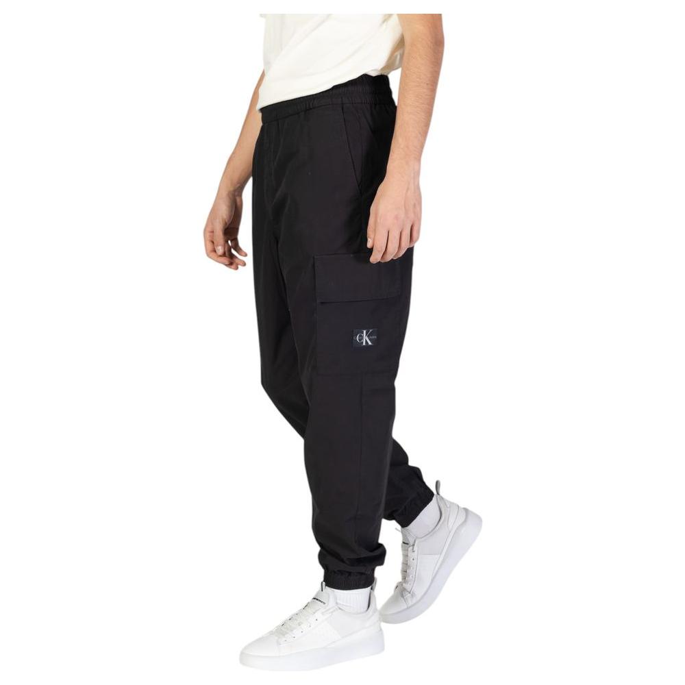 Calvin Klein Jeans Black Cotton Jeans & Pant Calvin Klein Jeans Dark Slate Gray
