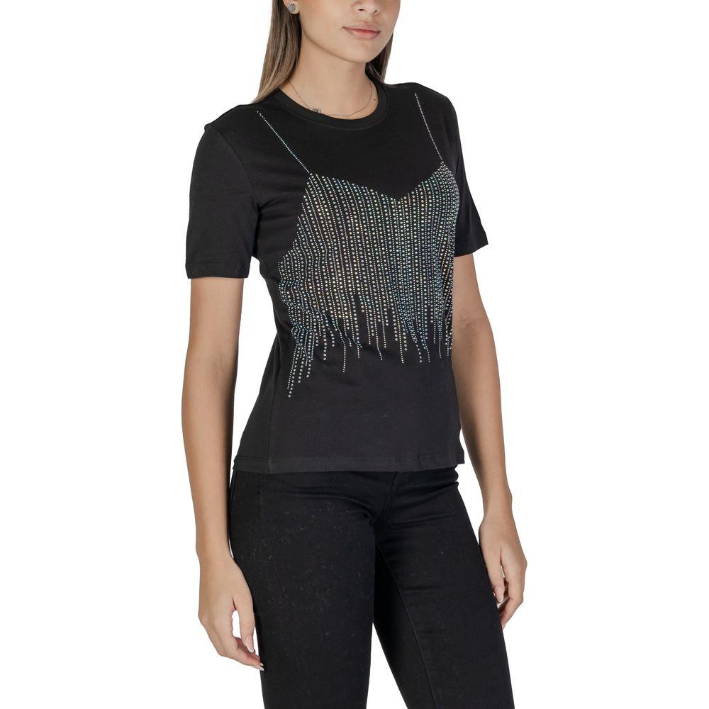 Only Black Cotton Tops & T-Shirt Only Rosy Brown