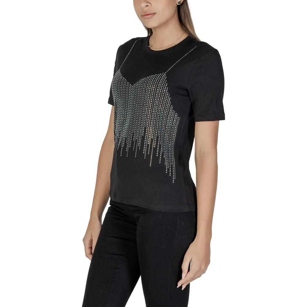 Only Black Cotton Tops & T-Shirt Only Rosy Brown