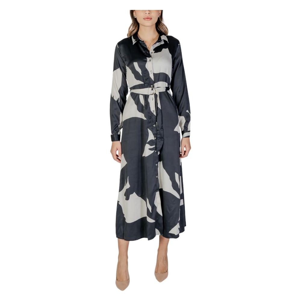 Only Black Recycled Polyester Dress Only Gray