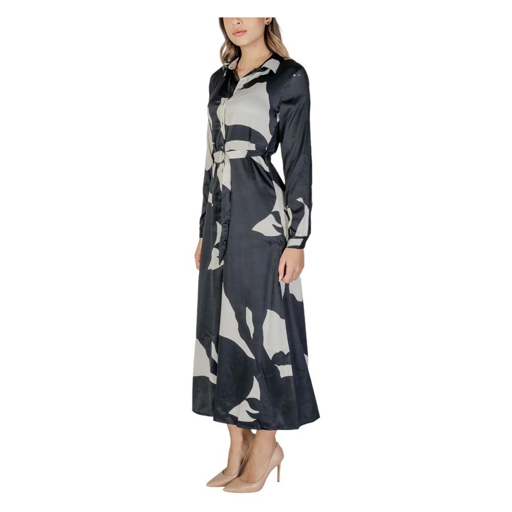 Only Black Recycled Polyester Dress Only Gray