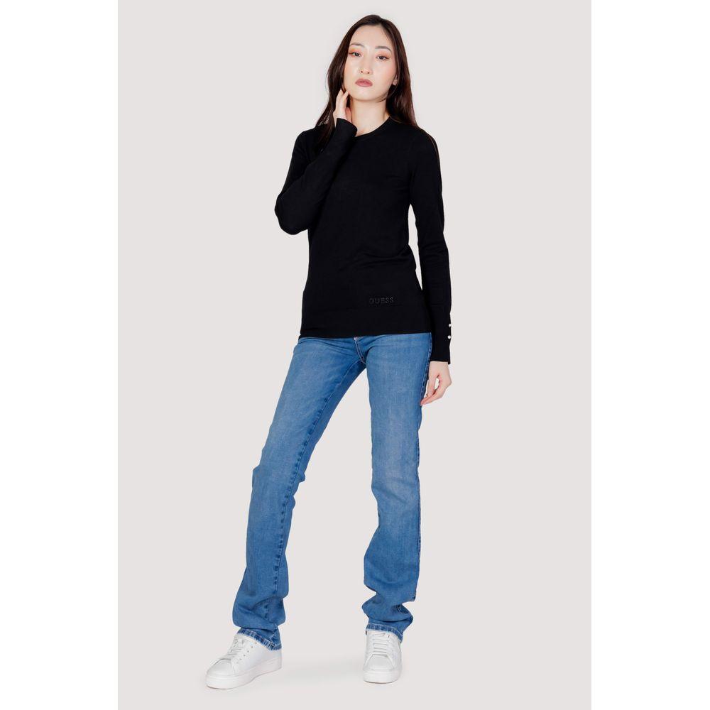 Guess Black Cotton Tops & T-Shirt Guess Lavender