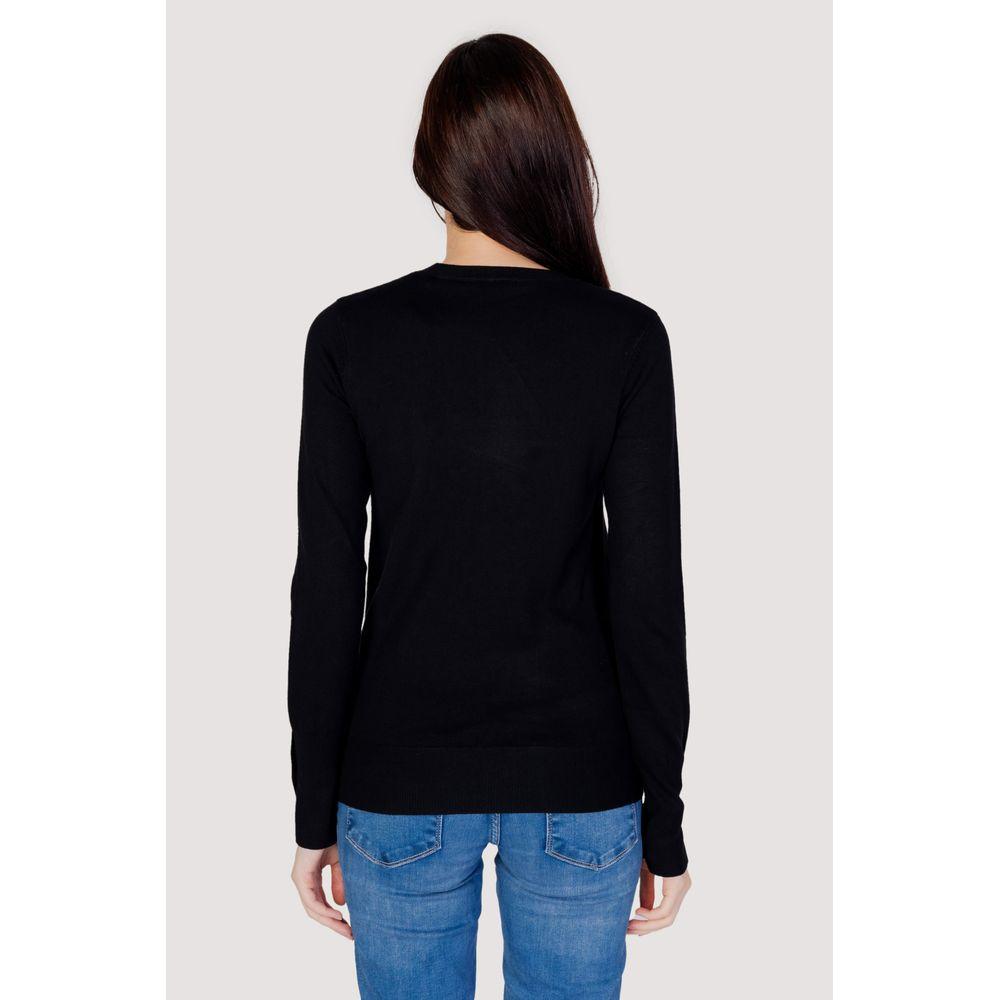 Guess Black Cotton Tops & T-Shirt Guess Lavender