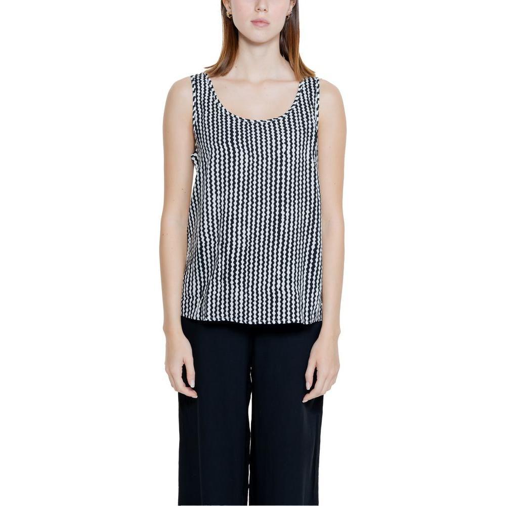 Only Black Viscose Tops & T-Shirt Only Black