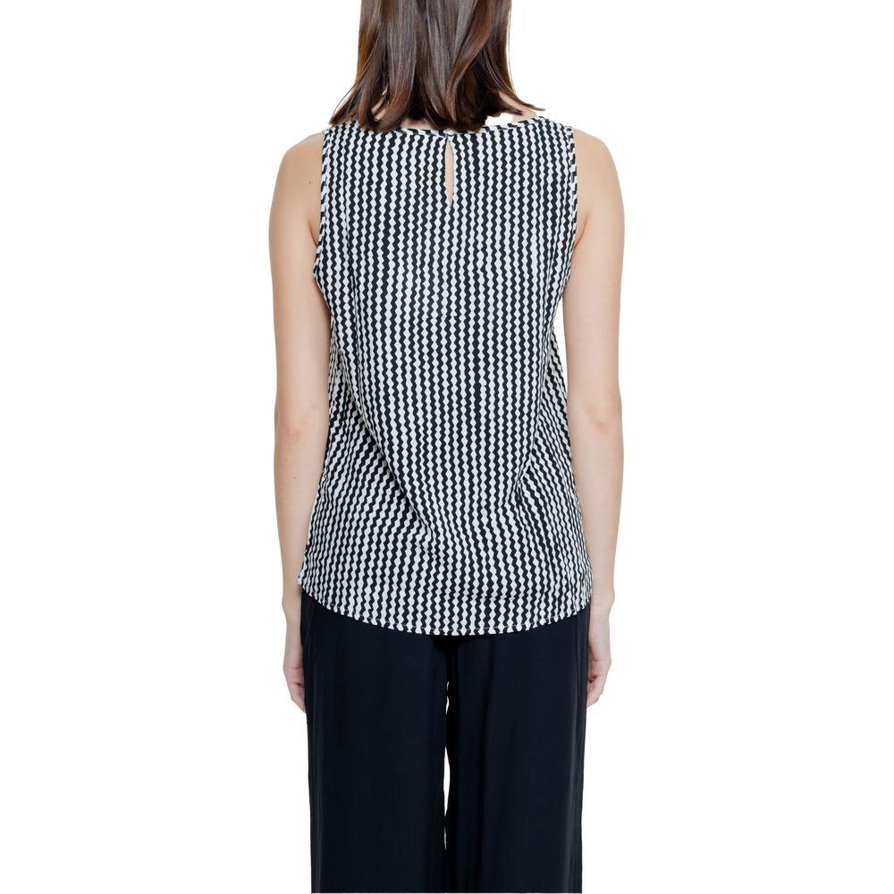 Only Black Viscose Tops & T-Shirt Only Dark Slate Gray