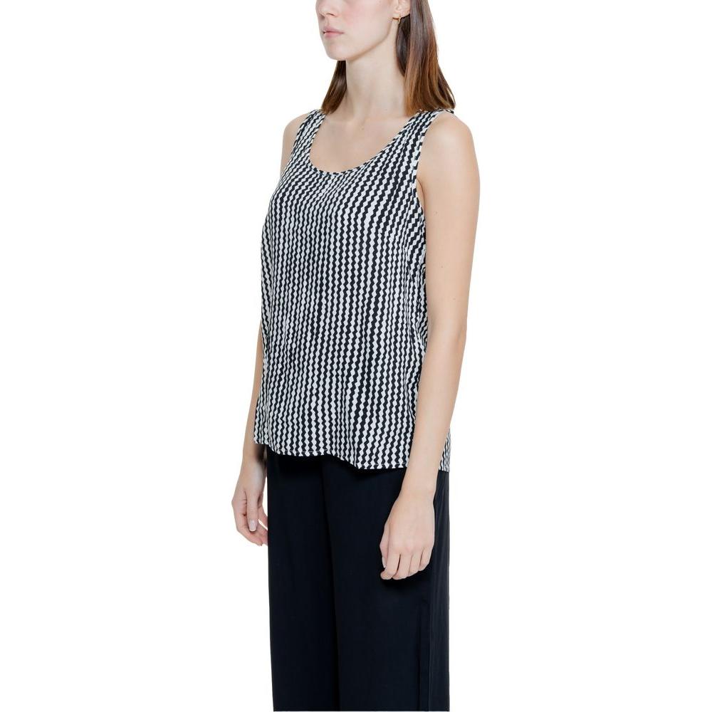 Only Black Viscose Tops & T-Shirt Only Gray