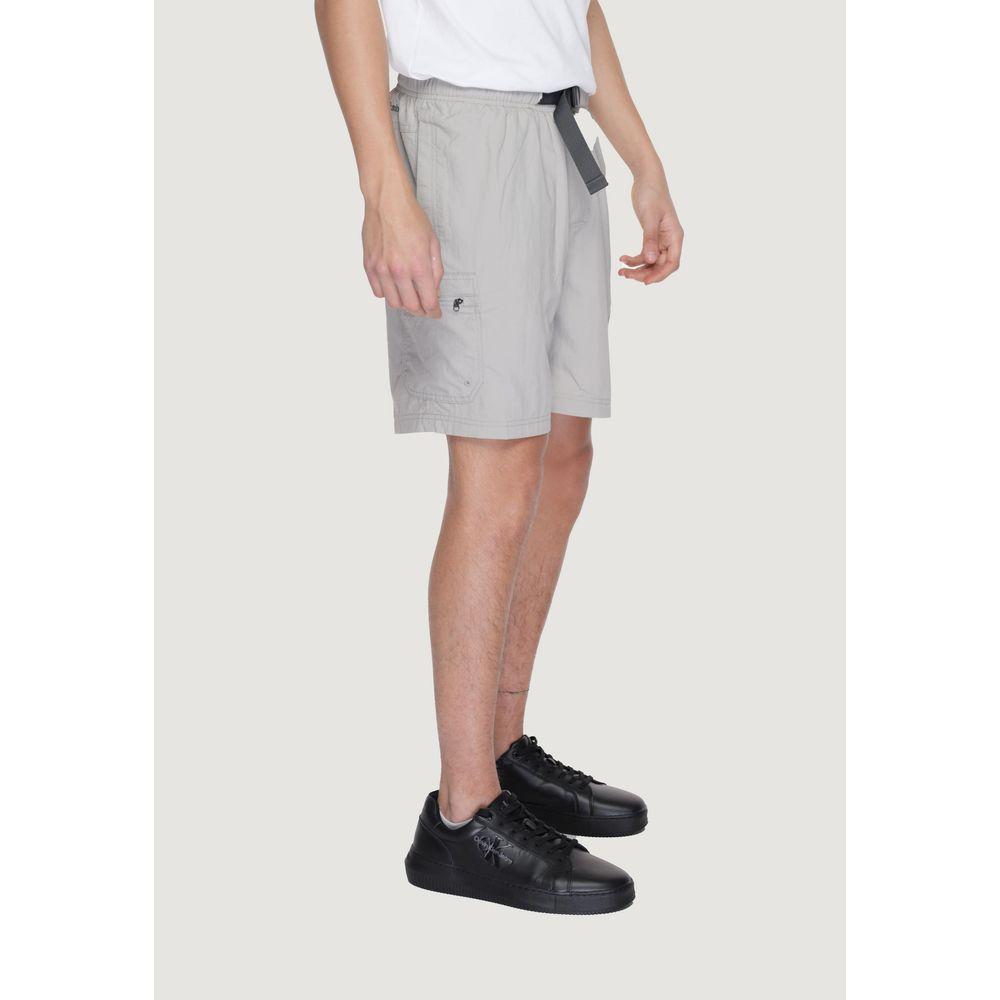 Columbia Gray Polyamide Short Columbia Light Gray