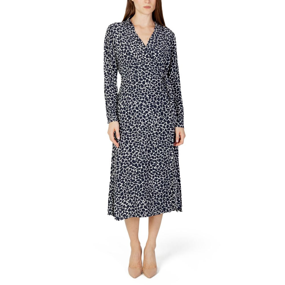Street One Blue Viscose Midi