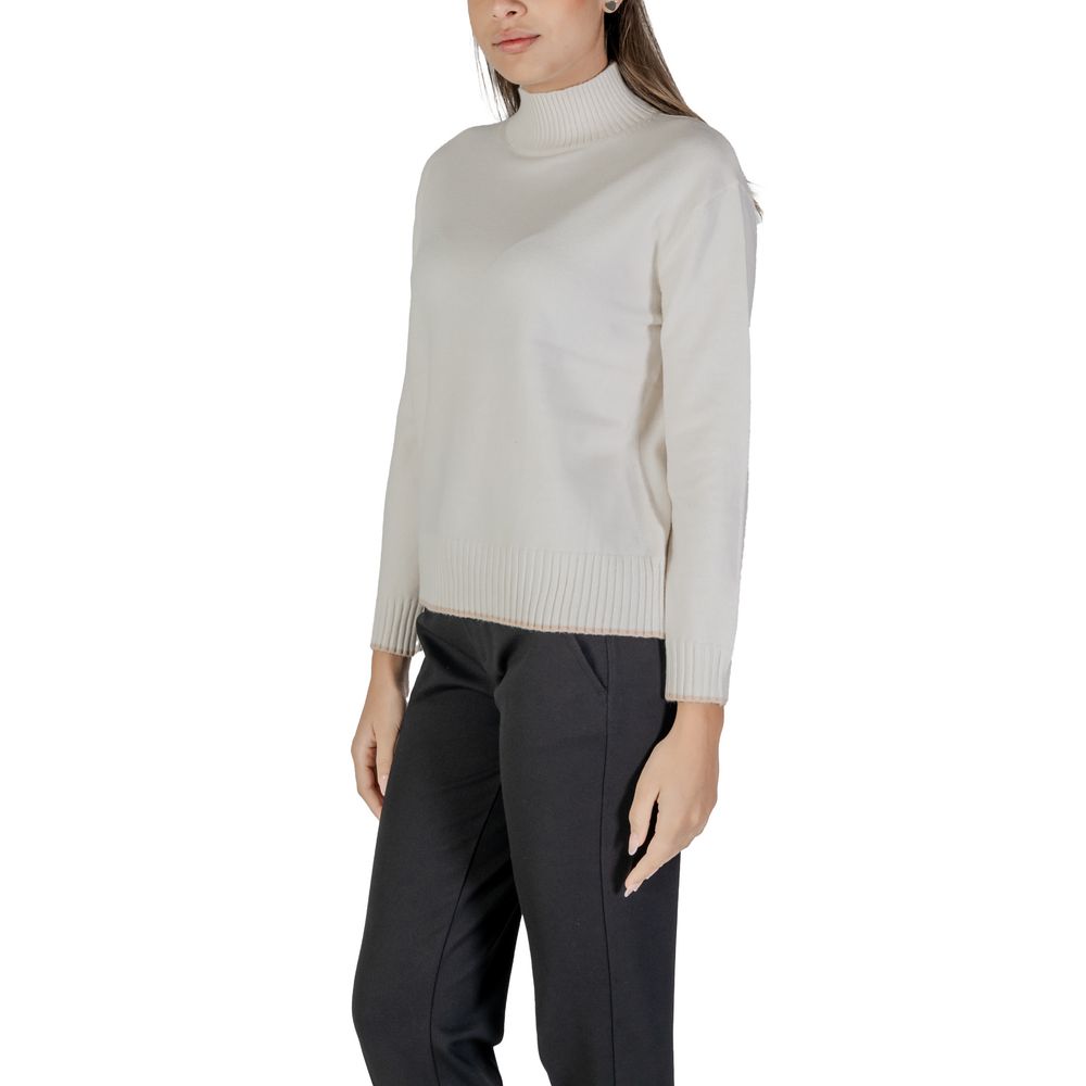 Street One Cream Polyester Sweater Street One Dark Slate Gray