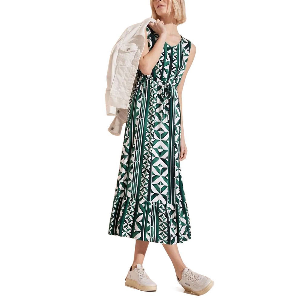 Street One Green Viscose Dress Street One Dark Slate Gray