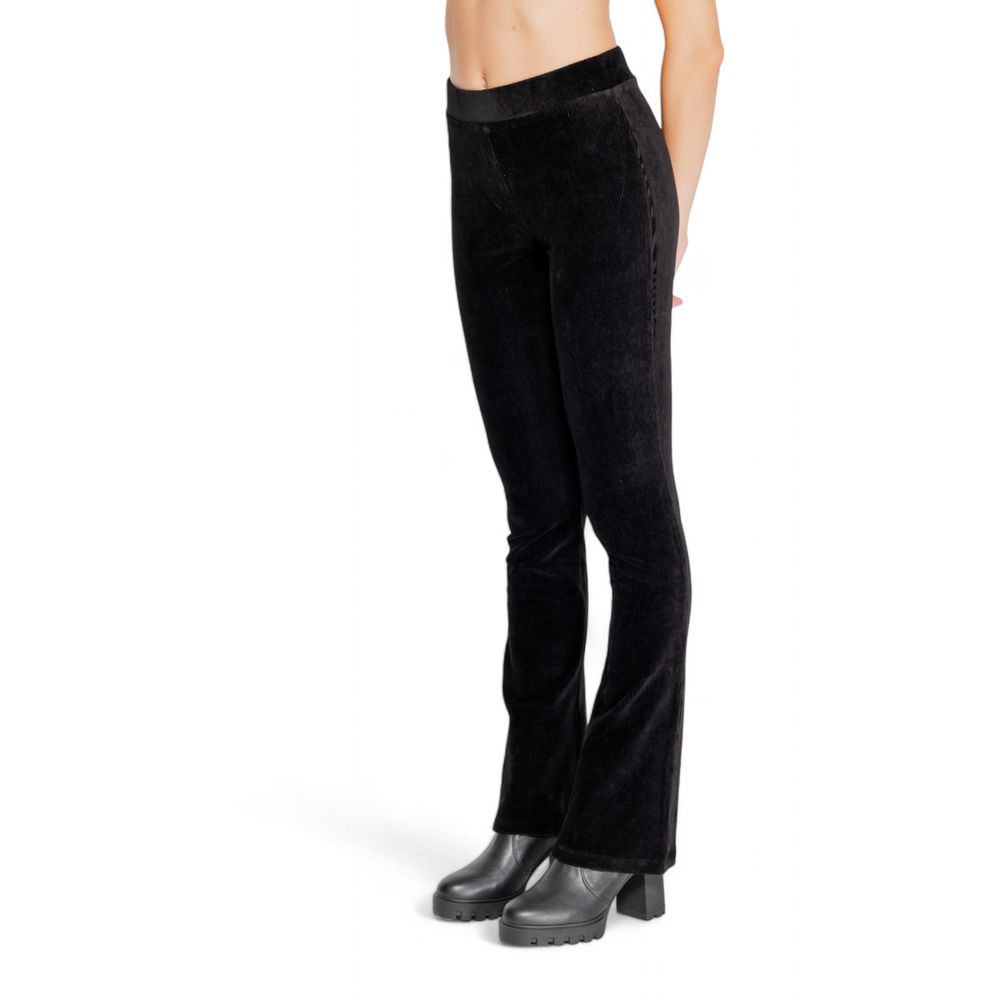 Street One Black Cotton Jeans & Pant Street One Wheat