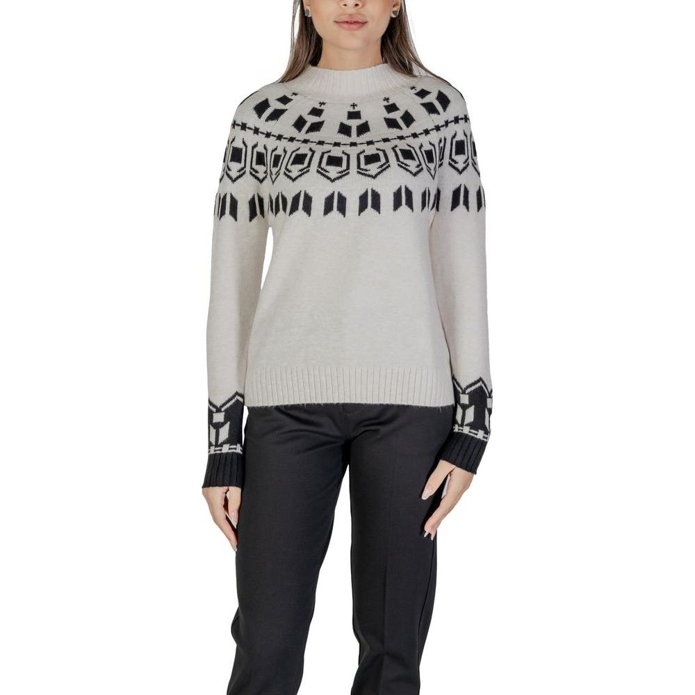 Street One Cream Cotton Sweater Street One Dark Slate Gray