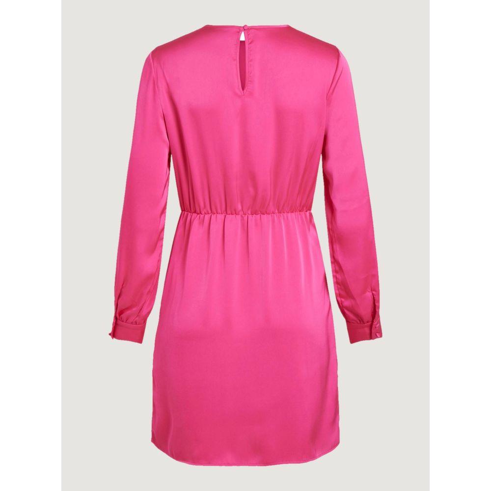 Vila Clothes Pink Polyester Dress Vila Clothes Lavender