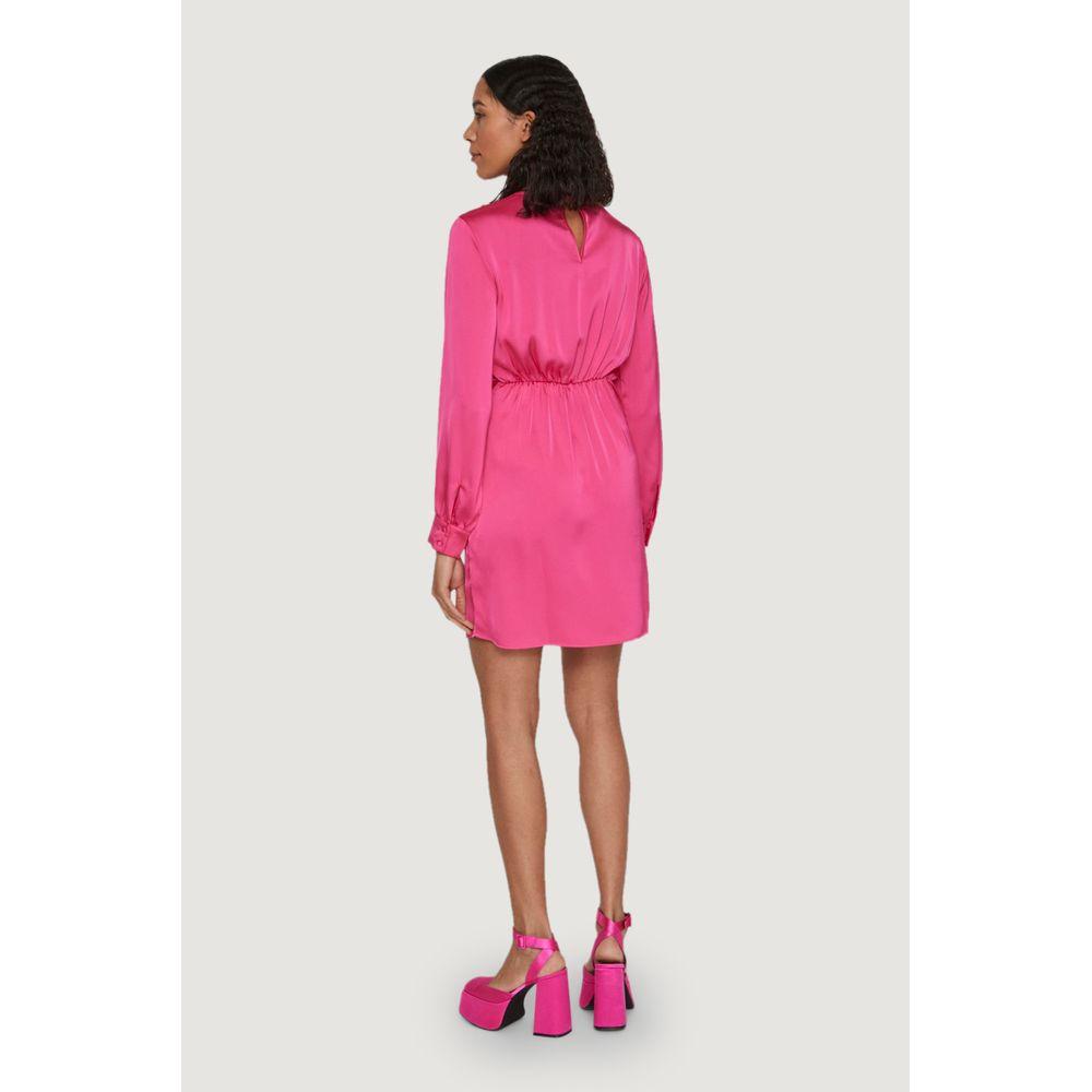 Vila Clothes Pink Polyester Dress Vila Clothes Lavender