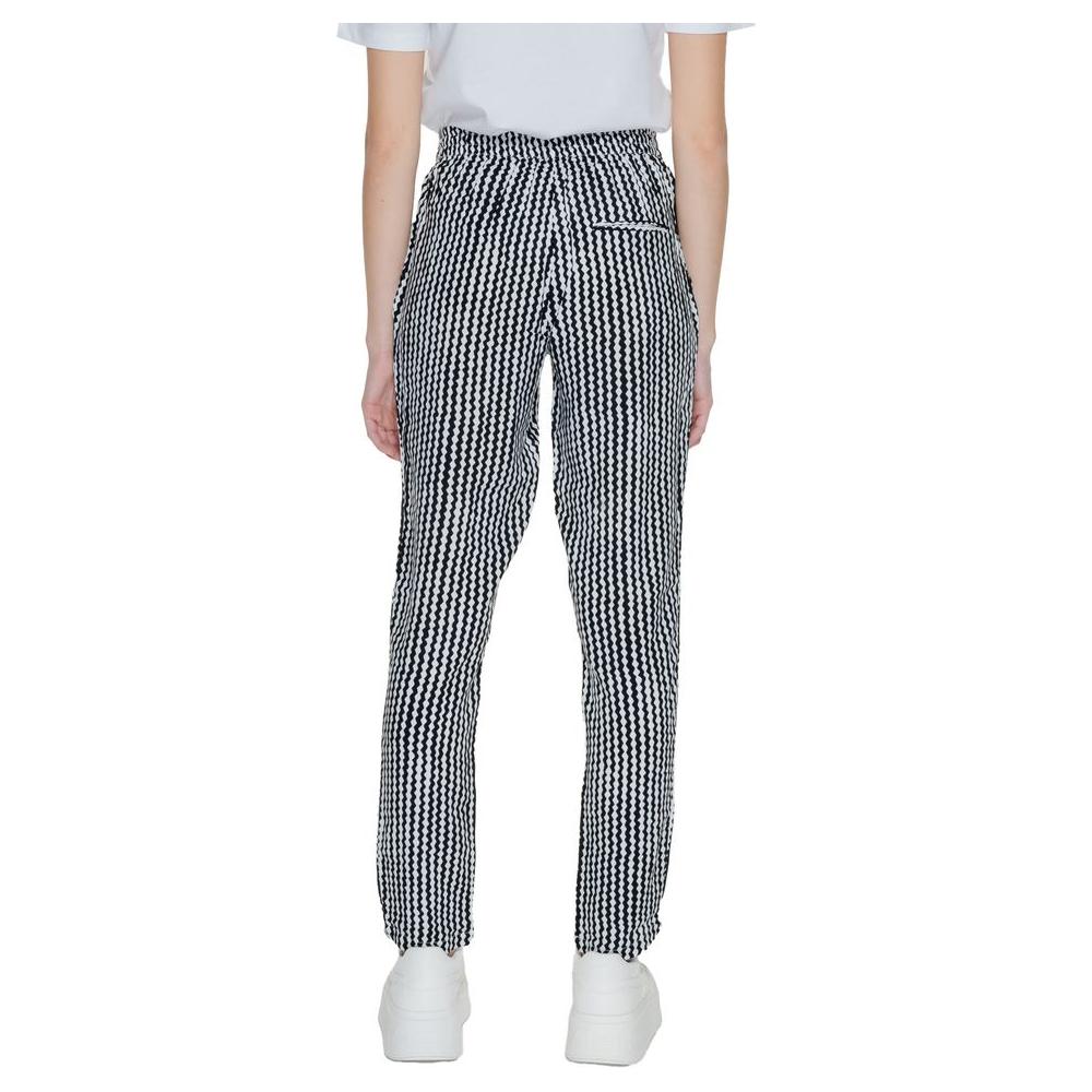 Only Black Viscose Jeans & Pant Only Light Gray