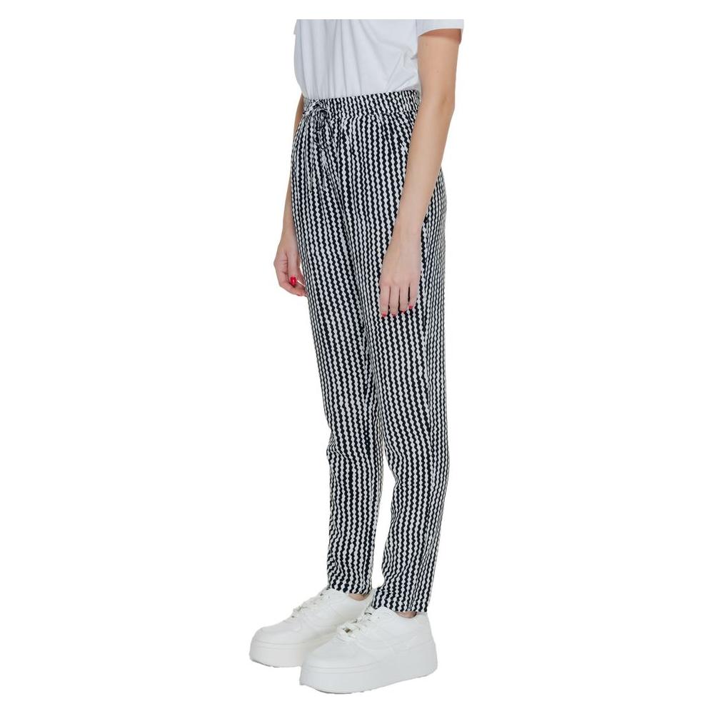 Only Black Viscose Jeans & Pant Only Gray