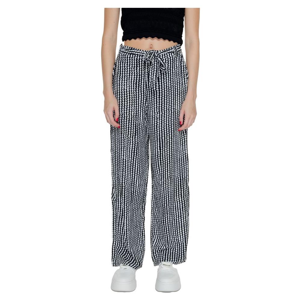 Only Black Viscose Jeans & Pant Only Gray