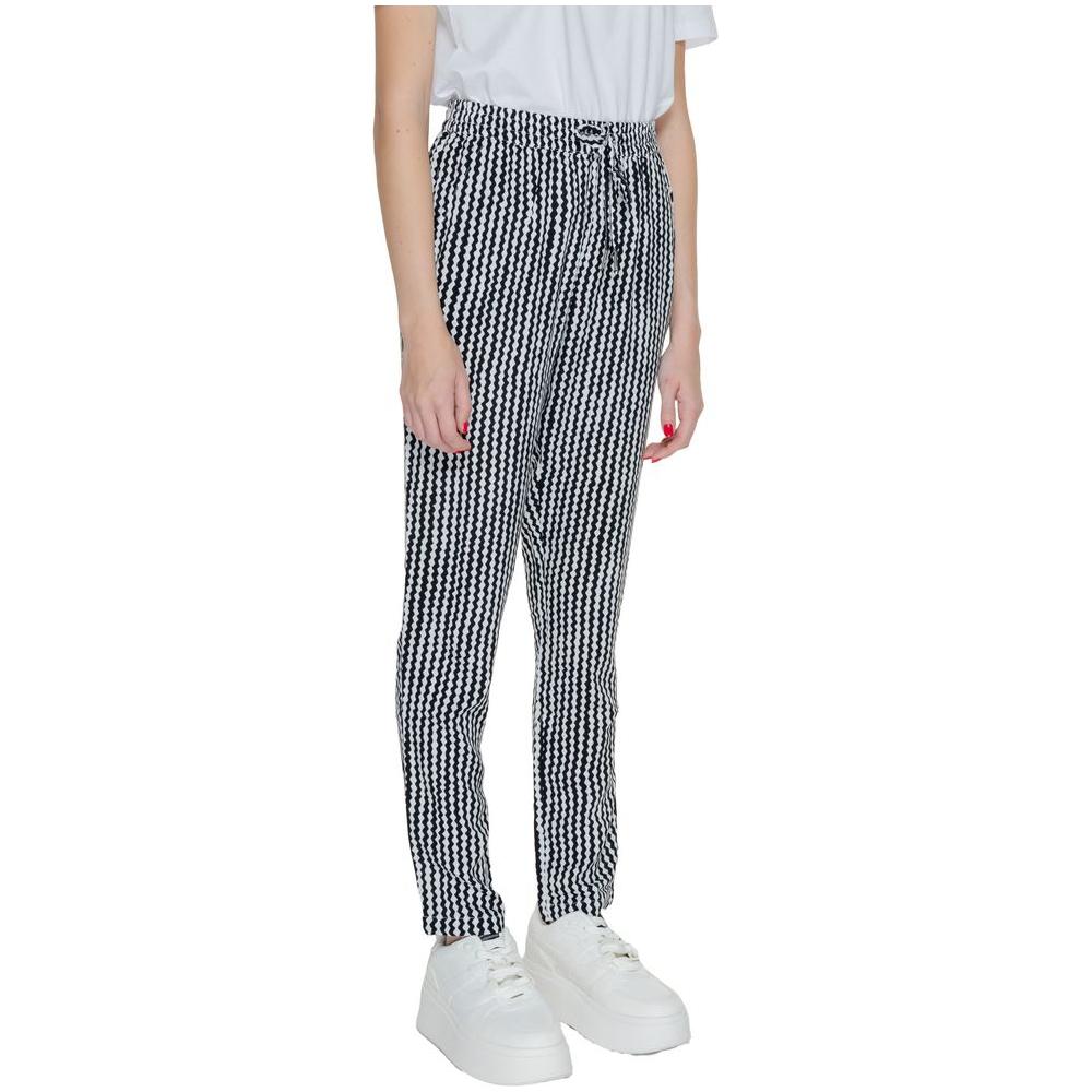 Only Black Viscose Jeans & Pant Only Gray